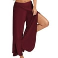 thumbnail image 1 of Colisha Ladies Petite High Slit Harem Yoga Pants Womens Loose Fit Lounge Beach Pants Wide Leg Pants Loungewear, 1 of 7