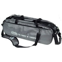 Vise Clear Top 3 Ball Tote Roller Bowling Bag- Gray