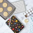 thumbnail image 5 of Yayeee Pot Holders Kitchen Heat Resistant with Pocket 7"x9.8" Cotton Oven Cooking Hot Pads, Moon Pattern, 5 of 7
