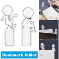 thumbnail image 2 of CAROOTU 5 Pcs Marque-Pages en Plastique pour une Lecture Plus Amusante, 2 of 6