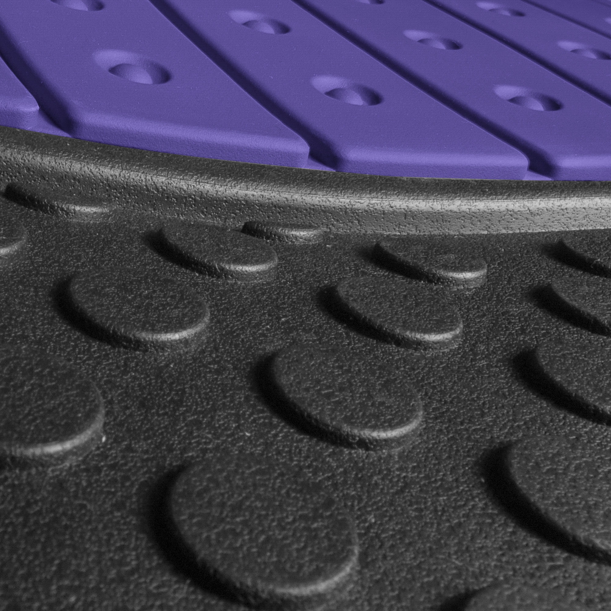 FH Group Climaproof Rubber Blue Car Floor Mats, Universal Fit 3pc Full Set with Air Freshener