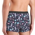 thumbnail image 6 of Cauagu Watercolor Marine Animals Print Boxer Briefs for Men,Comfortable Breathable Men's Underwear Moisture Wicking Underpants -X-Large, 6 of 8