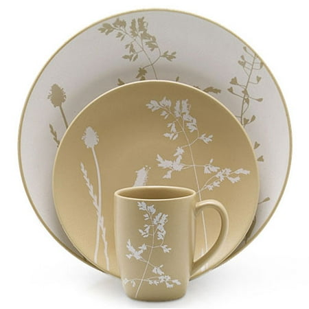 Sunset Tranquility Tan 16pc Dinnerware
