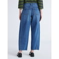 thumbnail image 2 of Free Assembly Women's and Women's Plus Barrel Ankle Jeans, 27" Inseam, Sizes 0-26, 2 of 4
