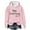 Pink, variant on Lindreshi Winter Pajamas for Women Women's Fashion Top Socket Leopard Print Winter Thirt Comfortable Long Sleeve Coat