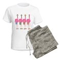 thumbnail image 5 of CafePress - Snazzy Flamingos Pajamas - Women's Short Sleeve Print T-Shirt and Pants Light Cotton Pajama Set, 5 of 7
