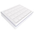 thumbnail image 1 of KFFKFF Mattress Topper, Queen Size, 4 in Thickness, Memory Foam, Fiber Fill, Detachable & Washable, Ergonomically Designed for Pressure Relief, Comfortable Cooling & Breathable, 1 of 9