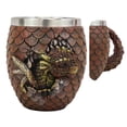 thumbnail image 2 of Ebros Medieval Elemental Red Dragon Scale Egg With Wyrmling Mugs (Fire Red), 2 of 9