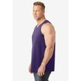 thumbnail image 3 of KingSize Men's Big & Tall Shrink-Less Lightweight Longer-Length Tank, 3 of 3