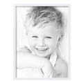 thumbnail image 2 of ArtToFrames 17" x 23" Contemporary White Picture Frame, 17x23 inch White Wood Poster Frame (WOM-4731),  Pack, 2 of 7