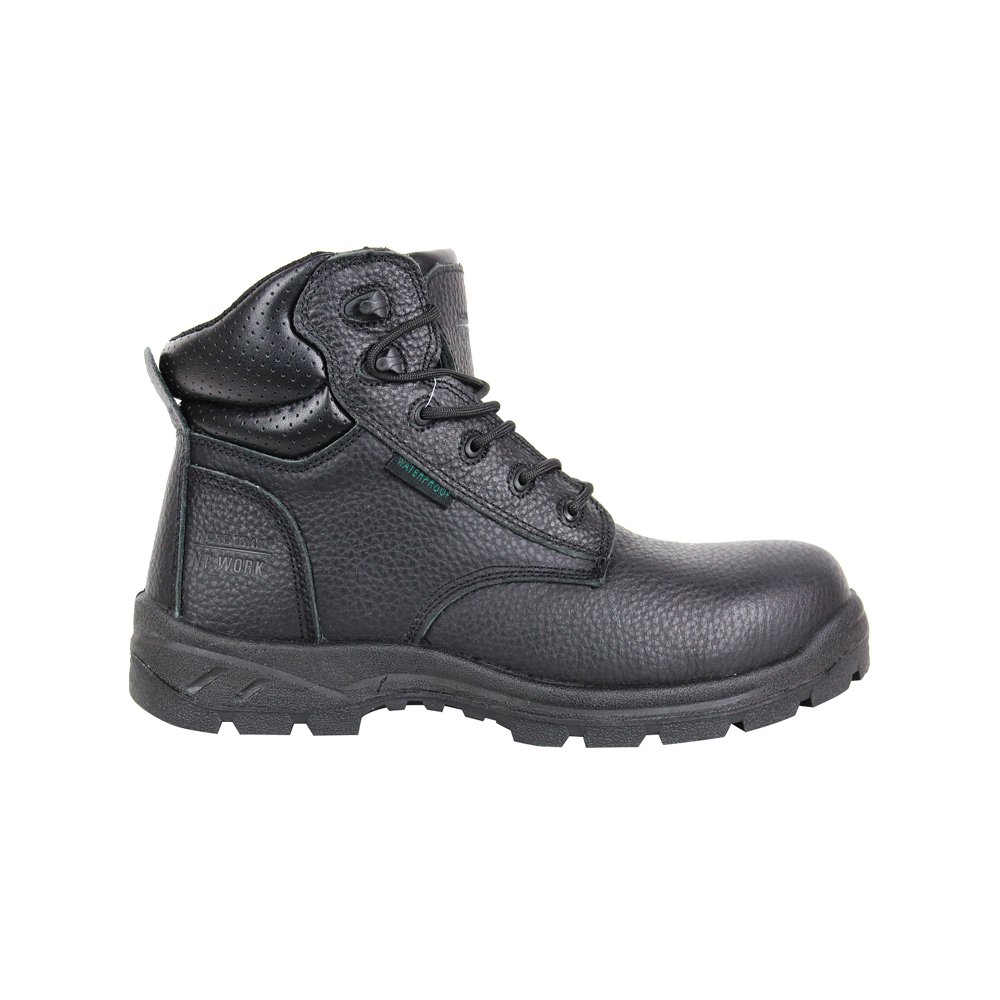 Nord Trail - Nord Trail Big Don Mens Waterproof Work Boots with Composite Toe Black Leather
