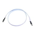 thumbnail image 2 of USB C Extension Cable Type C Flat Silicone Cable Type C Male to Male Data Cord, 2 of 8
