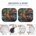 thumbnail image 6 of Fotbe Colorful Graffiti Abstract Eye 2-Piece Car Windshield Sun Shade | Sun Blocker for Car Windshield | Foldable Automotive Interior Accessories for Sun Protection-Medium, 6 of 7