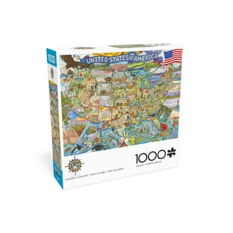 Buffalo Games 1000-Piece Vivid Collection Colorful Folds Jigsaw