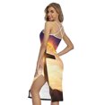 thumbnail image 2 of Crucifixion Of Jesus Christ Printed Cross Back Cami Dress, Jesus Christian Fashion Summer Maxi Sexy Casual Dress For Women, 2 of 4