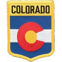 Colorado State Flag Shield Patch