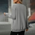 thumbnail image 6 of Women's Fleece Tunic Sweatshirt, Winter Travel Long Sleeve Crew Neck Sweatshirts with Pockets, 6 of 9