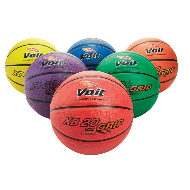 Voit® XB 20 Intermediate (28.5") Indoor/Outdoor Basketball, 6PACK