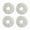 white, variant on Replacement Mopping Pads Compatible with Ecovacs Deebot X1/X2/T10/T20/T30 Omni, T30S/N30 Series, Robot Vacuums Microfiber Mop Cloths, 4-Pack