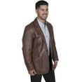 thumbnail image 2 of Scully Men's Lamb Leather Blazer Big Chocolate 54 REG, 2 of 4