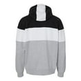 thumbnail image 2 of J. America Varsity Fleece Colorblocked Hooded Sweatshirt, 2 of 4
