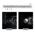 thumbnail image 3 of TINKI Aluminum Alloy Car Ignition Starter Cover Trim,Engine Start Button Cover Trim,Engine Start Stop Button Cover Sticker for Tacoma 2016-2022 Camry 8th 2018-2021, 3 of 14
