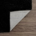 thumbnail image 6 of BoutiqueRugs Faina Black Washable Shag Runner Rug - Machine Washable - Black - 2'7" x 7'3" Runner, 6 of 16