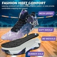 thumbnail image 2 of Mens Basketball Shoes Fashion Non-Slip Lightweight Breathable Outdoor Sneakers Cushioning Workout Shoes for Running Walking Sports Training, 2 of 6