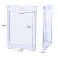 thumbnail image 3 of Lightweight Magnetic Card Holder Wear-resistant Plastic Hard Cases Trading Cards Protector Case Dustproof Protective Cover Good Sealing for Office, 3 of 8