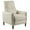 Beige, variant on GDF Studio Fatigue-Reliever Recliner Chair with Rubber Wood Legs & Adjustable Footrest, Beige