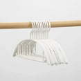 thumbnail image 2 of Leodye 10PCS Non-Slip Plastic Hangers - Non-Staining Space-Saving, Heavy-Duty for Dry/Wet Clothes, 2 of 2