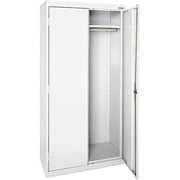 Elite Series Wardrobe Cabinet with Adjustable Shelf, 36"W x 18"D x 72"H, White