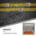 thumbnail image 3 of 2 Pcs Marqueurs de Route en Aluminium Réfléchissants pour Allée Réflecteur d'Urgence en Bord de Route, 3 of 3