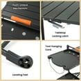 thumbnail image 5 of Arrowhead Outdoor Quick Folding Kitchen Station, 54" Wide Camping Tables with Fold-out Side Tables, 5 of 10