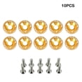 thumbnail image 4 of yingyy 10 Pièces Voiture Vis Rondelles Assortiment Ensemble Boulons de Véhicule Décoratif Rondelle Kit Pièces de Rechange Automobile Or Rouge, 4 of 6