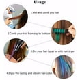 thumbnail image 5 of Temporary Hair Chalk for Girls, Hair Chalk Combs, Temporary Bright Hair Color, Christmas Halloween Easter Gifts Toys for Girls Kids Age 6 7 8 9 10 11 12 Year Old (Green and Red), 5 of 5