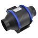 thumbnail image 2 of Ventilador de conducto en línea de 4 pulgadas, ventilador de escape de ventilación hidropónica, ventilador de tubería para tienda de cultivo Ultra silencioso, negro, 2 of 8