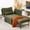 Green, variant on zzw 5-in-1 Convertible Sleeper Sofa Chair, Adjustable Linen Folding Ottoman Bed, Assembly-Free for Apartment Living Room