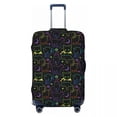 thumbnail image 1 of Housse de Valise Élastique Personnalisée Colorée avec Dessin Animé de Chaton, Housses de Protection pour Valise de Voyage, Convient aux Valises de 18 à 32 Pouces, 1 of 1