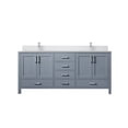 thumbnail image 3 of Jacques 60 in. W Dark Grey Double Bath Vanity, Cultured Marble Top, and Faucet Set, 3 of 8