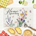 thumbnail image 4 of Stegali  Summer Lavender Tulip Home Linen Placemats, 12x18 Inch Table mats Set of 4, 4 of 7