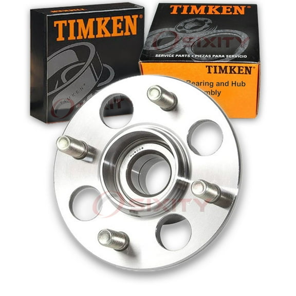 2 pc Timken Rear Wheel Bearing Hub Assembly compatible with Honda Civic 1985-2000