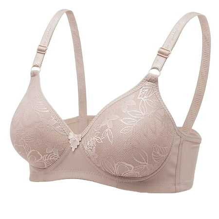 HYSYSB Sports Bras for Women balconette Bras for Women womens Bras No Underwire Full Support compression Bra strap Up Bras No Underwire Wireless Bras comfortable Sports Bras for Women Gray 44