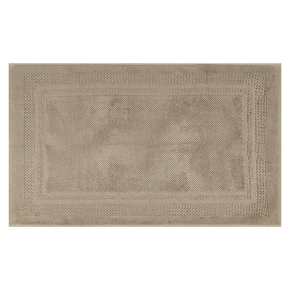 Unique Bargains Washable Cotton Bath Rugs Quick Dry Floor Carpet Shower Mat Khaki