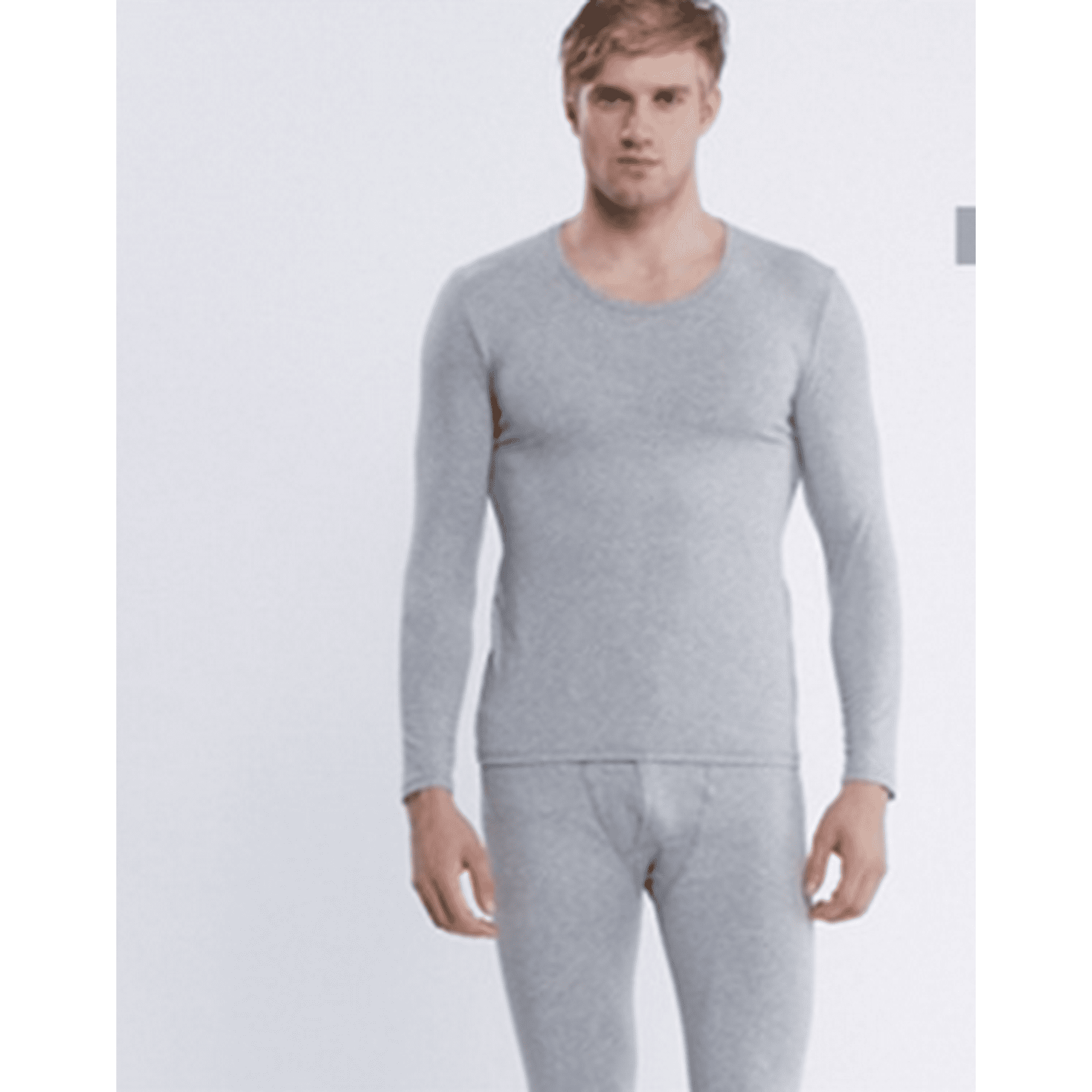 Akmi Men s Thermal Underwear Set Long Johns With Fleece Lined Base Layer Thermals Sets For Men Gray L