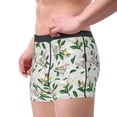 thumbnail image 2 of Yiaed Lilies Flowers Print Men's Soft Cotton Boxer Shorts Breathable Boxers Underwear Moisture-Wicking Underwear Stretch Boxer Briefs for Man-Large, 2 of 5