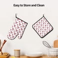 thumbnail image 6 of KLL Strawberry Blueberry Cream Cake Pattern Oven Mitts and Pot Holders 2pcs Sets for Kitchen, Oven Mitt Heat Resistant 536°F, Oven Gloves for Kitchen,Cooking and Baking, 6 of 7