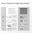thumbnail image 2 of AOSKY Cordless Zebra Blinds – Modern & Safe Dual-Layer Shades, Perfect for Home or Office to Elevate Your Space!33" W x 72" H, Beige, 2 of 5