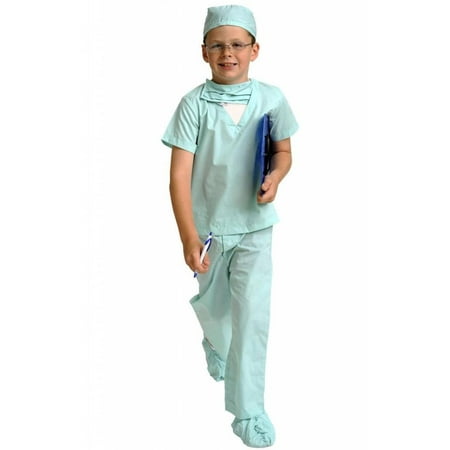 Aeromax Jr Doctor Scrubs Costume, 8-10