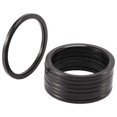 thumbnail image 1 of Spacer for Bottom Bracket Fitting (8 Pieces/2 Set) 2.5mm/Pcs Bottom Bracket Length Conversion Tool,8 x 2.5mm Spacer,Black, 1 of 8